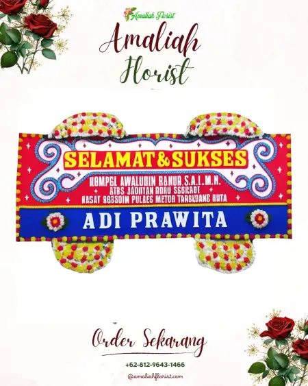 Papan Bunga Ucapan Selamat Sanankulon